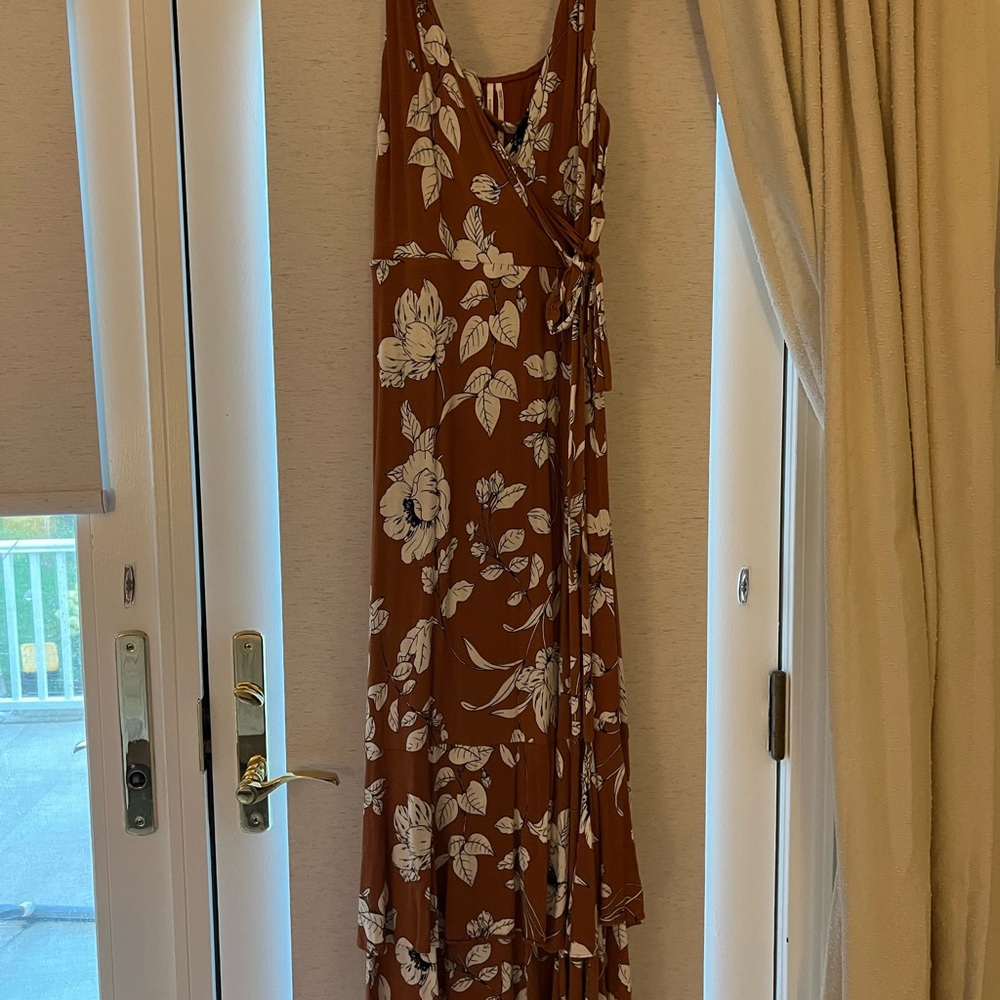 Multicolored High Low Sundress for Wedding Guest